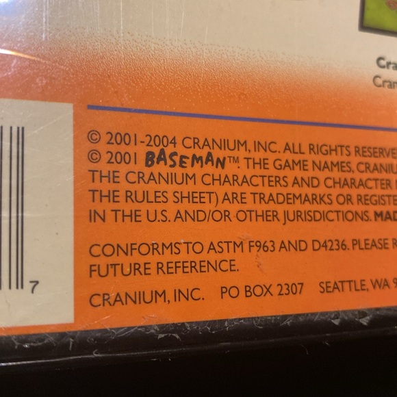 Vintage Original!!! 2001 Sealed Cranium Cadoo Board Game Game of the Year - Picture 11 of 11